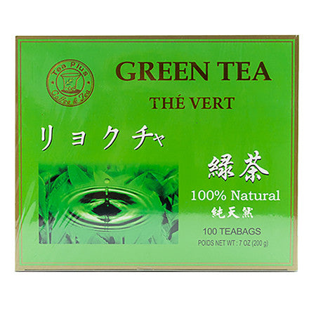 TEA PLUS GREEN TEA 綠茶 (100 TEA BAG)